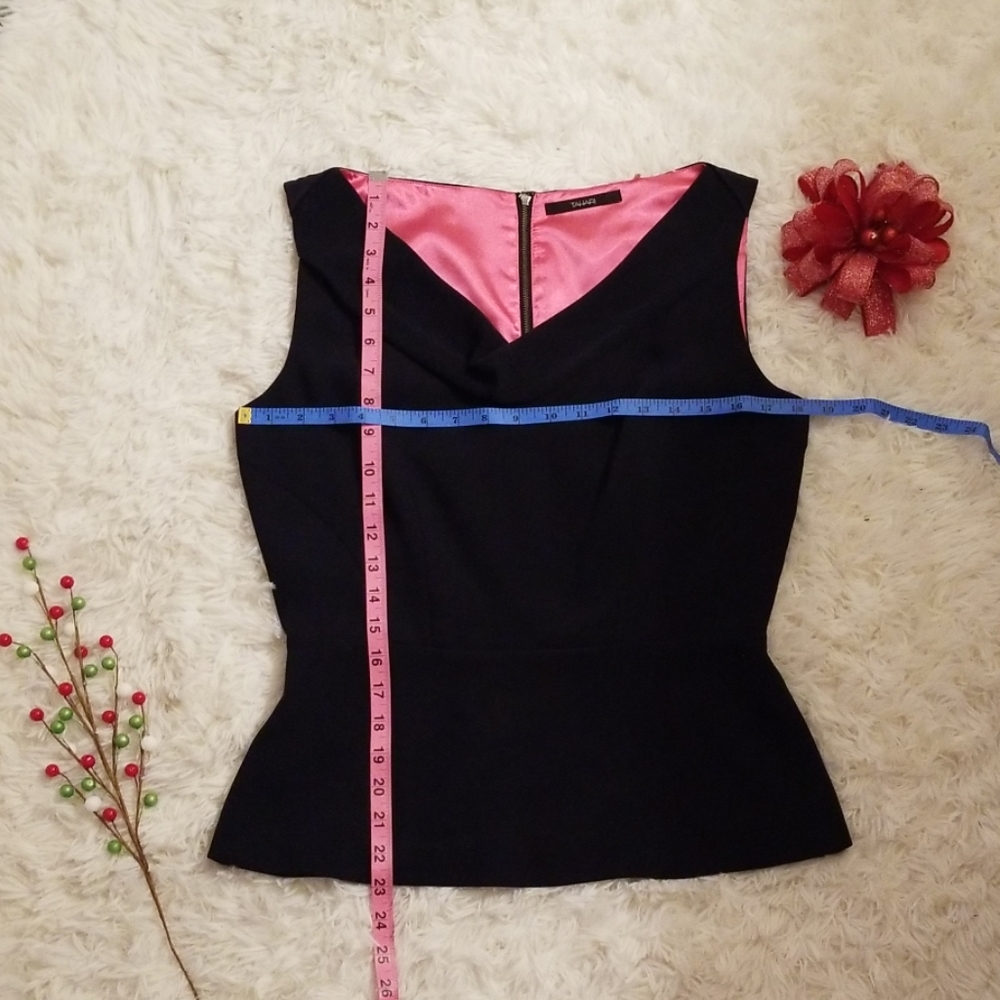 Dark Navy Office Blouse